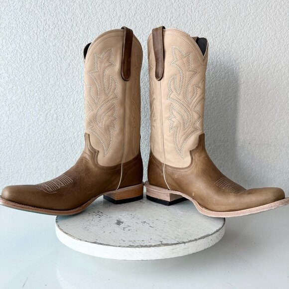 Lane SARATOGA Womens Square Toe Cowboy Boots 11 Desert Clay Western Cowgirl - Picture 9 of 13